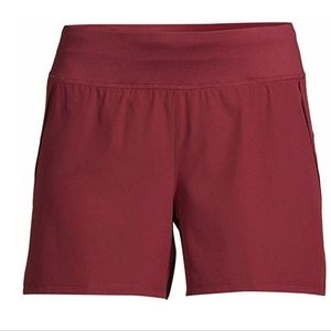 Avia moisture wicking run shorts M (8-10) red balm